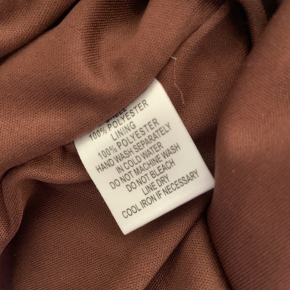 Cotton Candy LA | Rust Brown Polka Dot Mini Dress - Picture 5 of 5